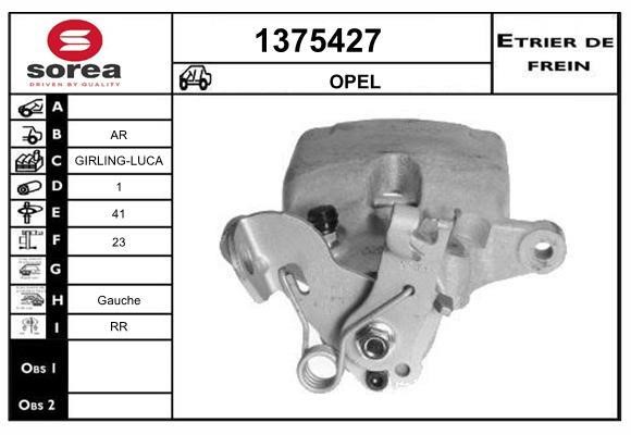 SNRA 1375427 Суппорт тормозной 1375427: Отличная цена - Купить в Польше на 2407.PL!