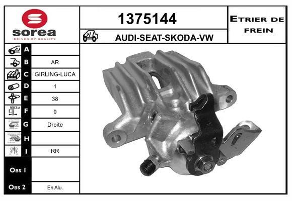 SNRA 1375144 Bremssattel hinten rechts 1375144: Kaufen Sie zu einem guten Preis in Polen bei 2407.PL!