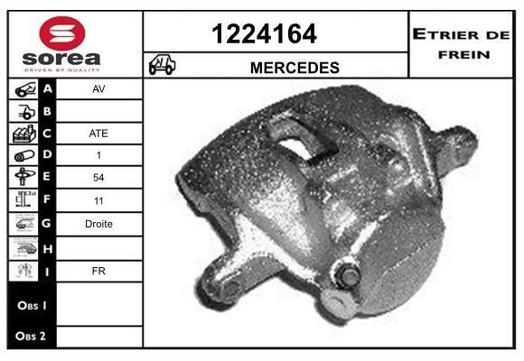 SNRA 1224164 Суппорт тормозной 1224164: Купить в Польше - Отличная цена на 2407.PL!