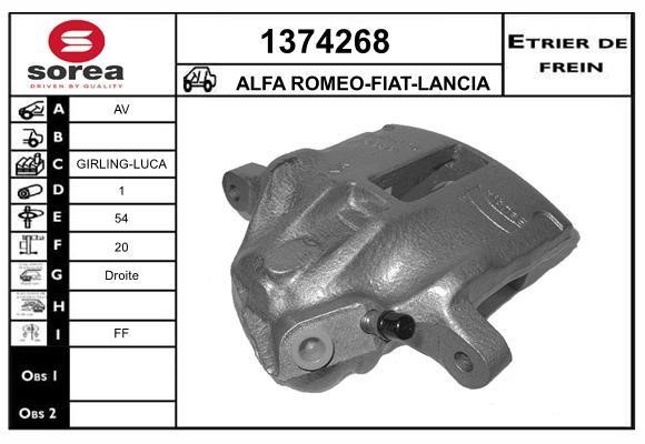 SNRA 1374268 Суппорт тормозной 1374268: Отличная цена - Купить в Польше на 2407.PL!
