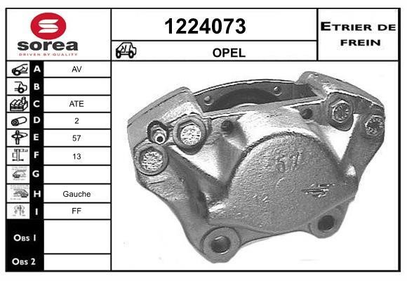 SNRA 1224073 Brake caliper 1224073: Buy near me in Poland at 2407.PL - Good price!