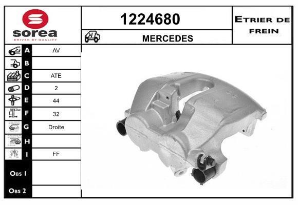 SNRA 1224680 Суппорт тормозной 1224680: Отличная цена - Купить в Польше на 2407.PL!