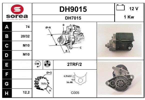 SNRA DH9015 Rozrusznik DH9015: Dobra cena w Polsce na 2407.PL - Kup Teraz!