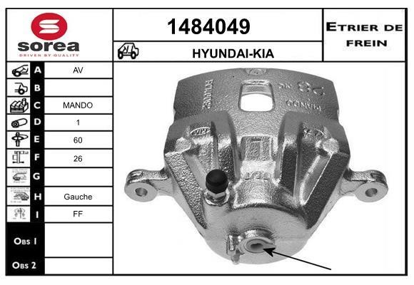 SNRA 1484049 Brake caliper 1484049: Buy near me in Poland at 2407.PL - Good price!