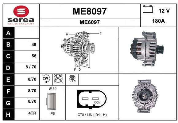 SNRA ME8097 Generator ME8097: Kaufen Sie zu einem guten Preis in Polen bei 2407.PL!