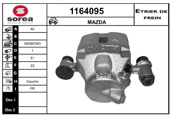 SNRA 1164095 Суппорт тормозной 1164095: Купить в Польше - Отличная цена на 2407.PL!