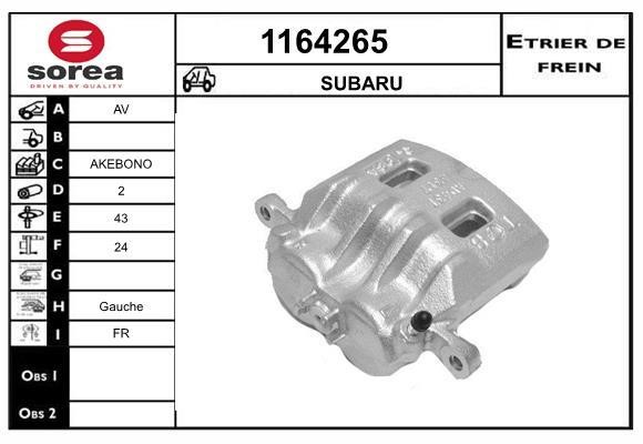 SNRA 1164265 Brake caliper 1164265: Buy near me in Poland at 2407.PL - Good price!