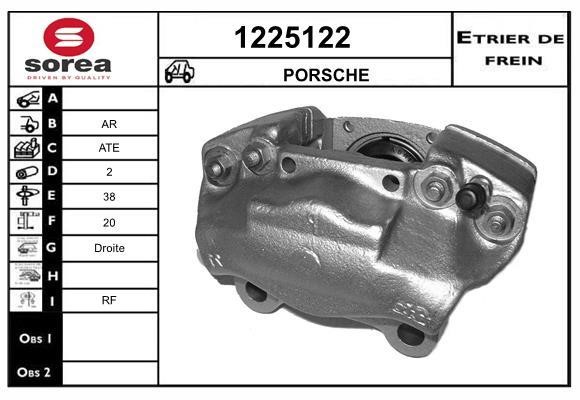 SNRA 1225122 Brake caliper 1225122: Buy near me in Poland at 2407.PL - Good price!