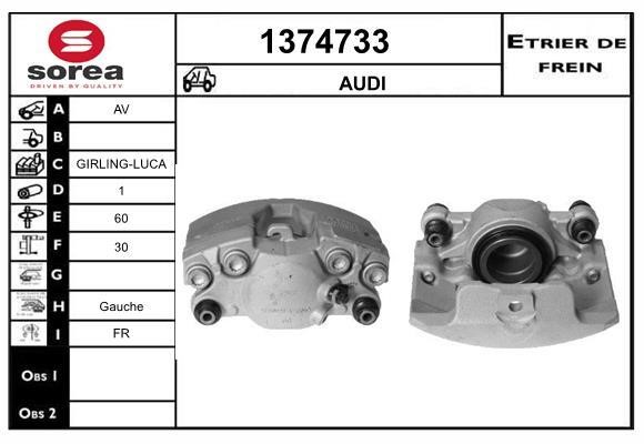 SNRA 1374733 Bremssattel 1374733: Kaufen Sie zu einem guten Preis in Polen bei 2407.PL!