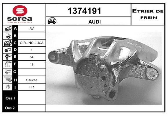 SNRA 1374191 Brake caliper 1374191: Buy near me in Poland at 2407.PL - Good price!