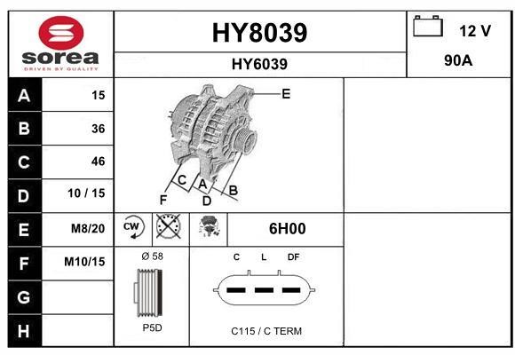 SNRA HY8039 Генератор HY8039: Отличная цена - Купить в Польше на 2407.PL!