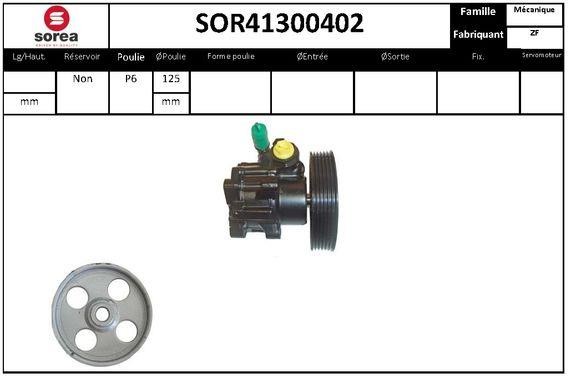 SNRA SOR41300402 Hydraulic Pump, steering system SOR41300402: Buy near me in Poland at 2407.PL - Good price!