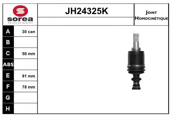 SNRA JH24325K Joint kit, drive shaft JH24325K: Buy near me in Poland at 2407.PL - Good price!
