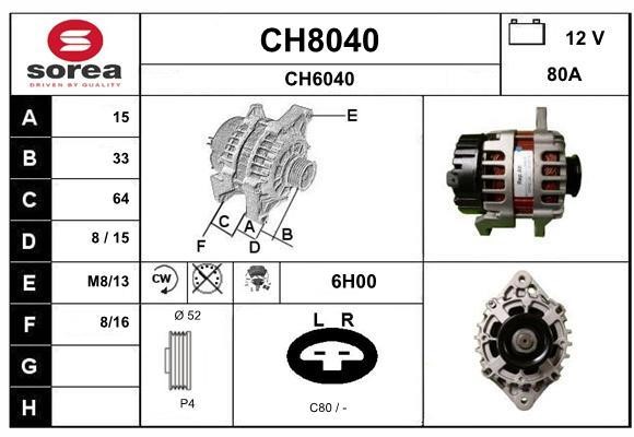 SNRA CH8040 Генератор CH8040: Отличная цена - Купить в Польше на 2407.PL!