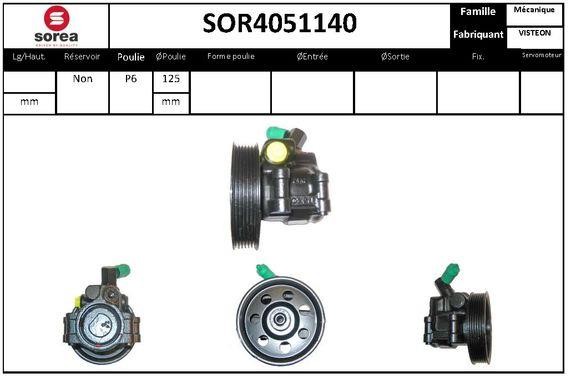 SNRA SOR4051140 Pompa hydrauliczna, układ kierowniczy SOR4051140: Atrakcyjna cena w Polsce na 2407.PL - Zamów teraz!