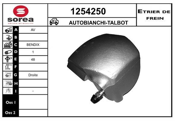 SNRA 1254250 Brake caliper 1254250: Buy near me at 2407.PL in Poland at an Affordable price!