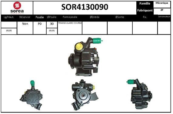 SNRA SOR4130090 Hydraulic Pump, steering system SOR4130090: Buy near me in Poland at 2407.PL - Good price!