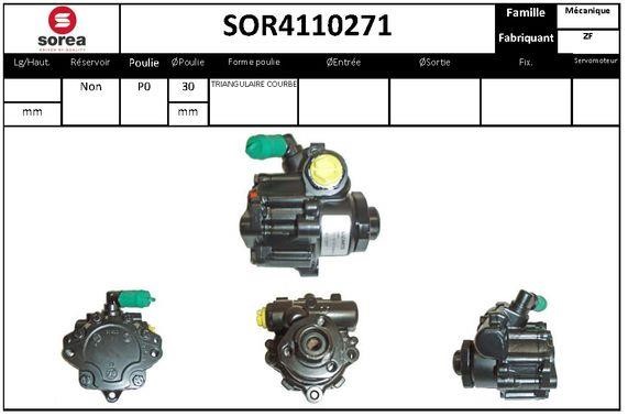 SNRA SOR4110271 Pompa hydrauliczna, układ kierowniczy SOR4110271: Dobra cena w Polsce na 2407.PL - Kup Teraz!
