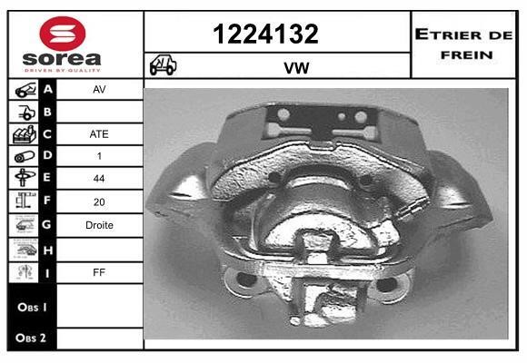 SNRA 1224132 Brake caliper 1224132: Buy near me in Poland at 2407.PL - Good price!