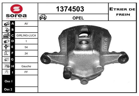 SNRA 1374503 Brake caliper 1374503: Buy near me at 2407.PL in Poland at an Affordable price!