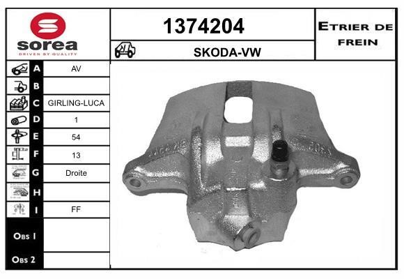 SNRA 1374204 Суппорт тормозной 1374204: Отличная цена - Купить в Польше на 2407.PL!