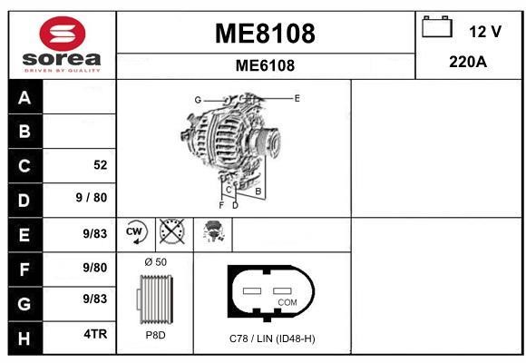 SNRA ME8108 Generator ME8108: Kaufen Sie zu einem guten Preis in Polen bei 2407.PL!
