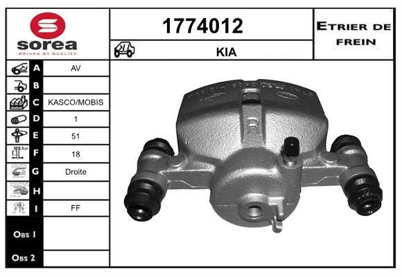 SNRA 1774012 Zacisk hamulcowy 1774012: Dobra cena w Polsce na 2407.PL - Kup Teraz!