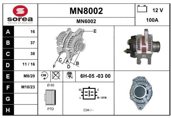 SNRA MN8002 Генератор MN8002: Отличная цена - Купить в Польше на 2407.PL!