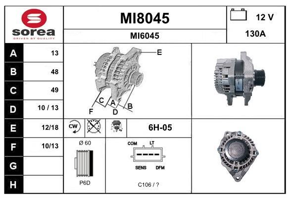 SNRA MI8045 Генератор MI8045: Отличная цена - Купить в Польше на 2407.PL!