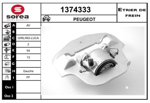 SNRA 1374333 Суппорт тормозной 1374333: Отличная цена - Купить в Польше на 2407.PL!