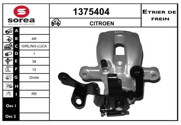 SNRA 1375404 Brake caliper 1375404: Buy near me in Poland at 2407.PL - Good price!