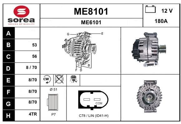 SNRA ME8101 Генератор ME8101: Отличная цена - Купить в Польше на 2407.PL!