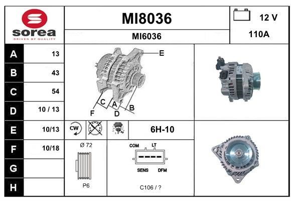 SNRA MI8036 Generator MI8036: Kaufen Sie zu einem guten Preis in Polen bei 2407.PL!
