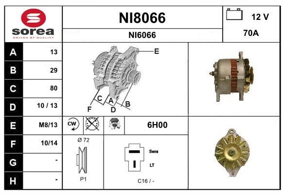 SNRA NI8066 Генератор NI8066: Приваблива ціна - Купити у Польщі на 2407.PL!