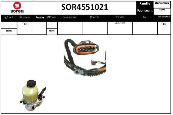SNRA SOR4551021 Hydraulic Pump, steering system SOR4551021: Buy near me in Poland at 2407.PL - Good price!