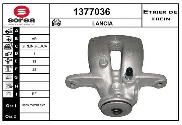 SNRA 1377036 Суппорт тормозной 1377036: Отличная цена - Купить в Польше на 2407.PL!