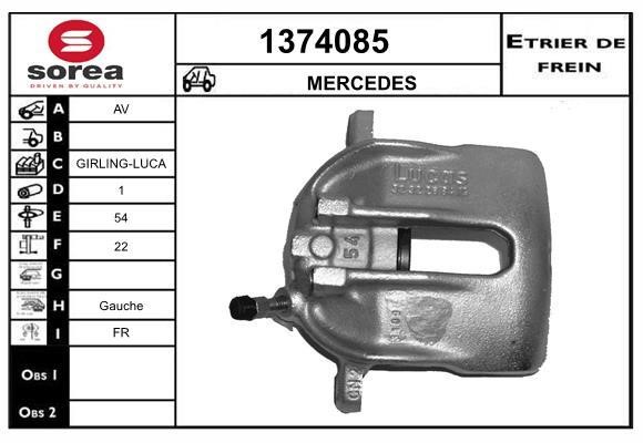 SNRA 1374085 Суппорт тормозной 1374085: Отличная цена - Купить в Польше на 2407.PL!