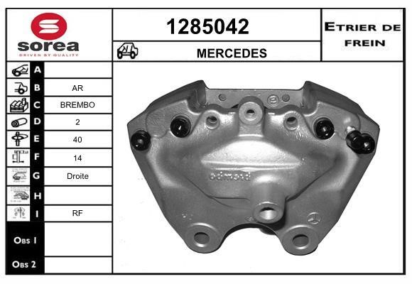 SNRA 1285042 Brake caliper rear right 1285042: Buy near me in Poland at 2407.PL - Good price!