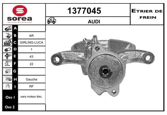 SNRA 1377045 Brake caliper 1377045: Buy near me in Poland at 2407.PL - Good price!