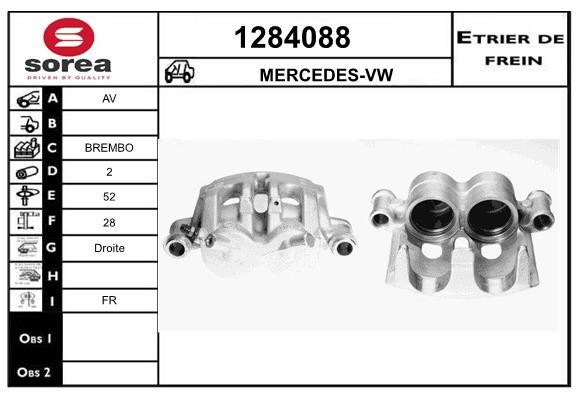 SNRA 1284088 Brake caliper front right 1284088: Buy near me in Poland at 2407.PL - Good price!