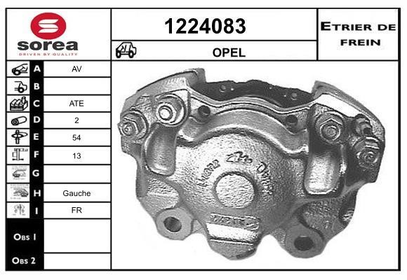 SNRA 1224083 Brake caliper 1224083: Buy near me in Poland at 2407.PL - Good price!