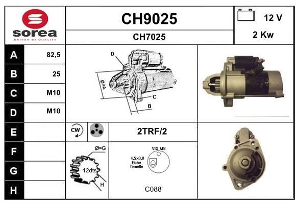 SNRA CH9025 Starter CH9025: Buy near me in Poland at 2407.PL - Good price!