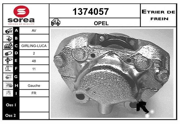 SNRA 1374057 Bremssattel 1374057: Bestellen Sie in Polen zu einem guten Preis bei 2407.PL!