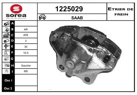 SNRA 1225029 Brake caliper 1225029: Buy near me in Poland at 2407.PL - Good price!