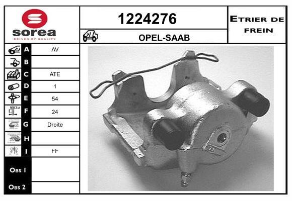 SNRA 1224276 Zacisk hamulcowy przedni prawy 1224276: Dobra cena w Polsce na 2407.PL - Kup Teraz!