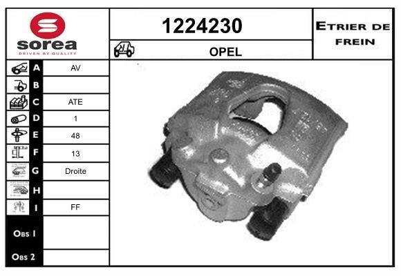 SNRA 1224230 Brake caliper 1224230: Buy near me in Poland at 2407.PL - Good price!