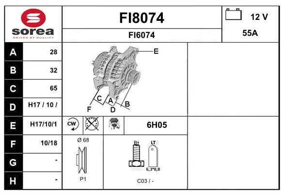 SNRA FI8074 Generator FI8074: Kaufen Sie zu einem guten Preis in Polen bei 2407.PL!