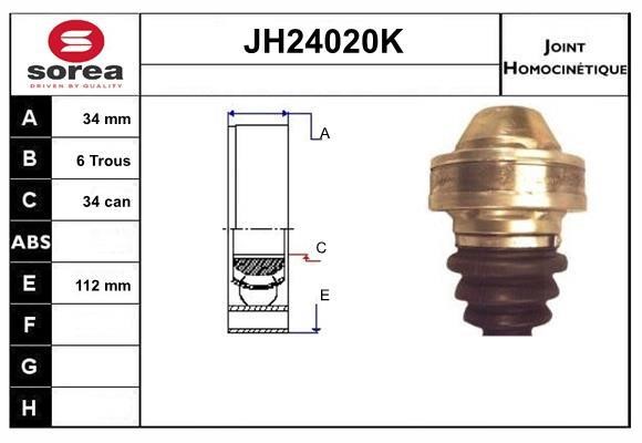 SNRA JH24020K CV joint JH24020K: Buy near me in Poland at 2407.PL - Good price!