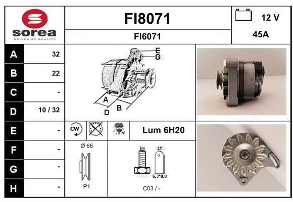 SNRA FI8071 Generator FI8071: Kaufen Sie zu einem guten Preis in Polen bei 2407.PL!