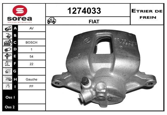 SNRA 1274033 Bremssattel 1274033: Kaufen Sie zu einem guten Preis in Polen bei 2407.PL!